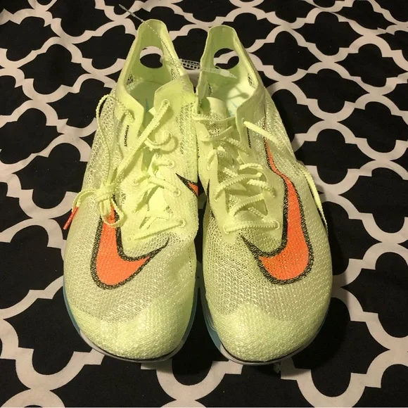 NIKE ZOOM SUPERFLY ELITE 2 Sprinting Spikes CD4382-700 “Barley Volt” Sz 14 Lime